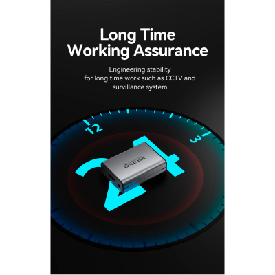 Адаптер HDMI via UTP up to 60m w/Power adapter(RX/TX) V1.4 1080p 60Hz 3D DD7.1 Vention (AKGH0-EU)