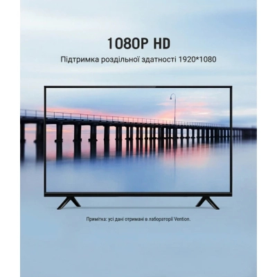 Перехідник HDMI M to VGA F + 3.5mm F VENTION (AIDB0)