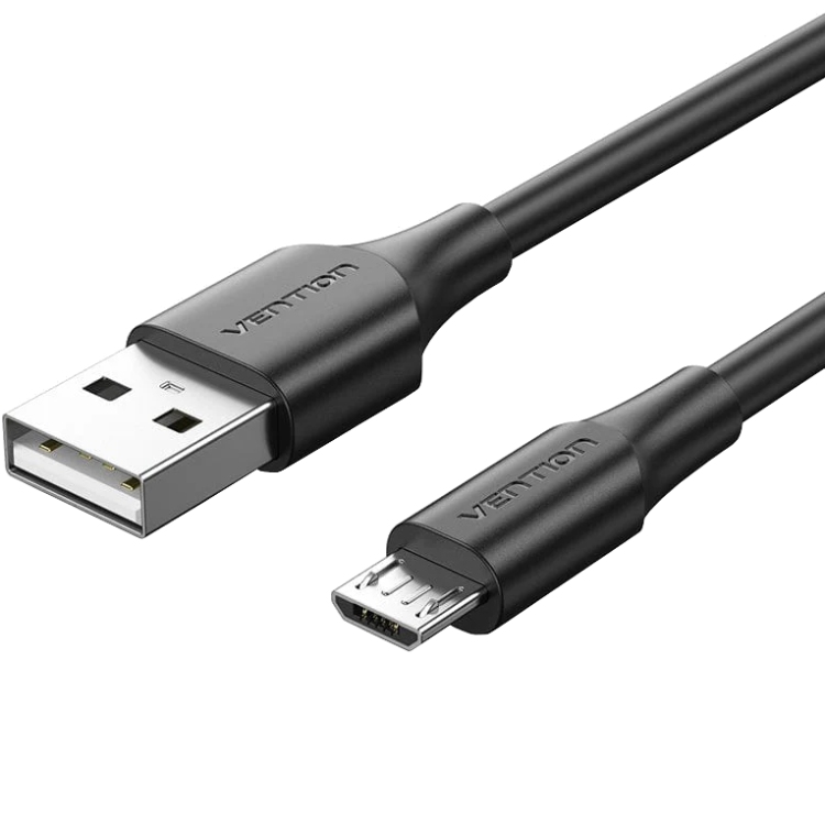 Дата кабель USB 2.0 AM to Micro 5P 2.0m black VENTION (CTIBH)