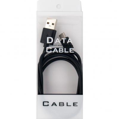 Дата кабель USB 2.0 AM to USB-C 1.0m black Dengos (PLS-TC-BLACK)