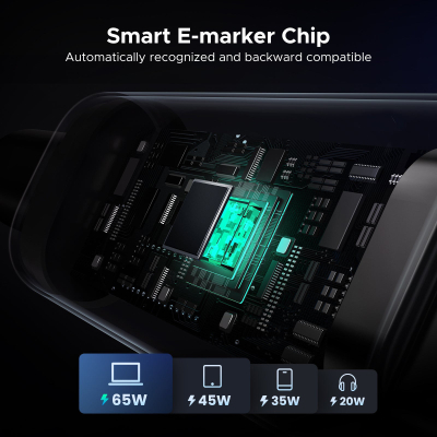 Дата кабель USB-C to USB-C 2.0m PD 100W L509 black Ugreen (35512)