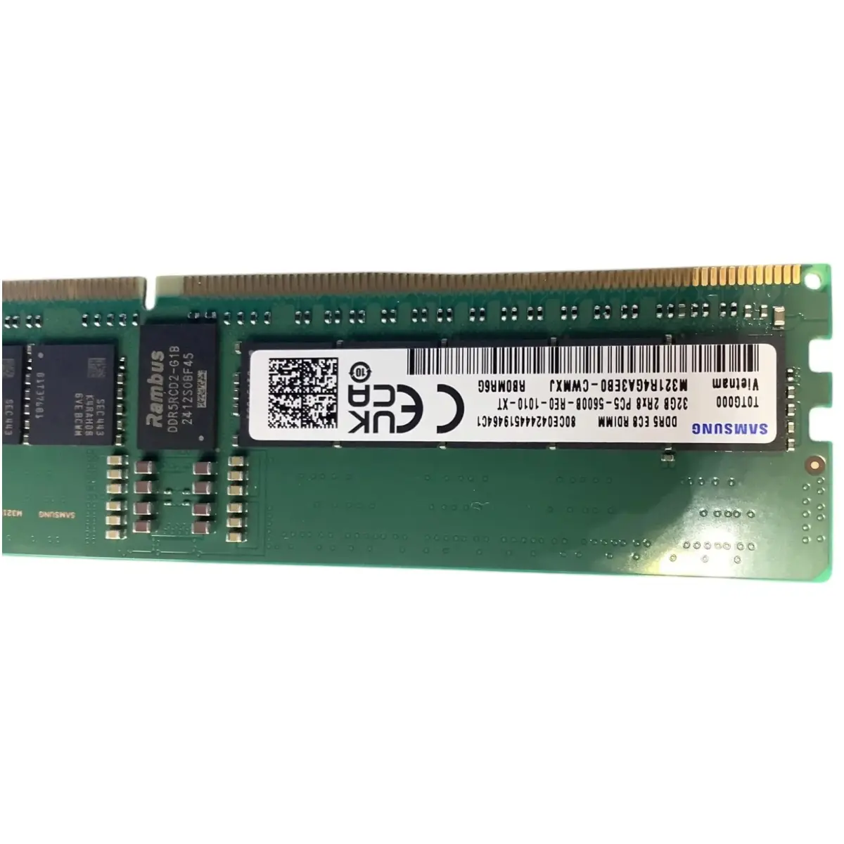 Модуль пам'яті SAMSUNG 32GB DDR5 2Rx8 5600Mhz ECC RDIMM