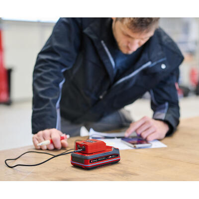 Адаптер Einhell USB акумуляторний TC-CP 18 Li USB A/C - Solo, PXC, 18В, Type-A/Type-C, 2A (4514148)