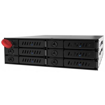 Бекплейн Chieftec 1x5.25"/6x2.5" Hot-Swap Metal (CMR-625)