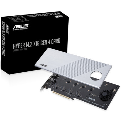 Адаптер ASUS Hyper M.2 X16 PCIe 3.0 X4 Expansion Card GEN 4 (90MC08A0-M0EAY0) (1841747)