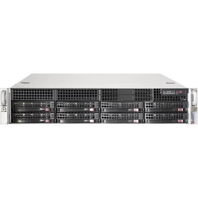 Корпус до сервера Supermicro 2U 8xHotSwap SAS/SATA, EE-ATX 800W HS RM Black (CSE-825TQC-R802LPB)