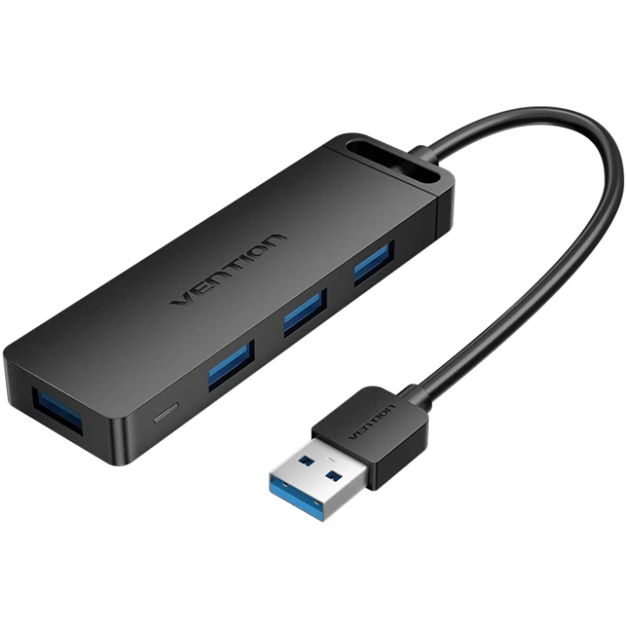 Концентратор VENTION USB 3.0 to 4xUSB 3.0 black (CHLBB-SCB)