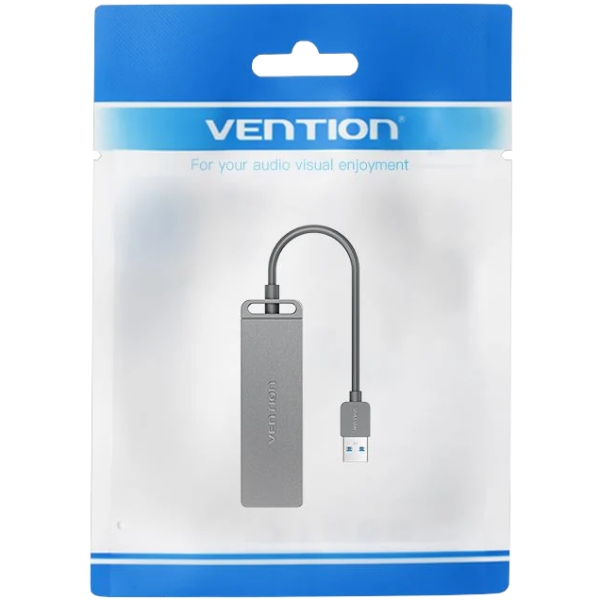 Концентратор VENTION USB 3.0 to 4xUSB 3.0 black (CHLBB-SCB)