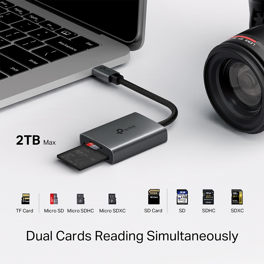 Зчитувач флеш-карт TP-Link USB-C to SD/TF (UA440C)