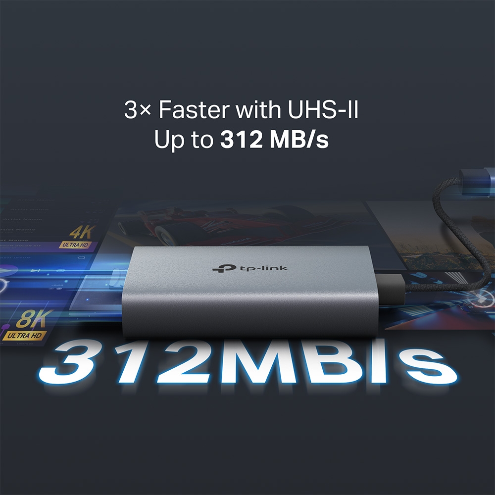 Зчитувач флеш-карт TP-Link USB-C to SD/TF (UA440C)