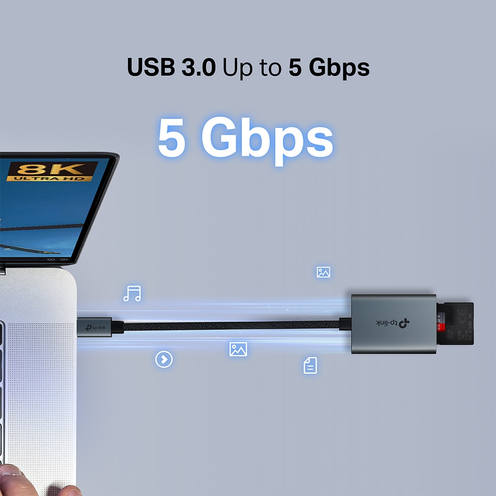 Зчитувач флеш-карт TP-Link USB-C to SD/TF (UA440C)