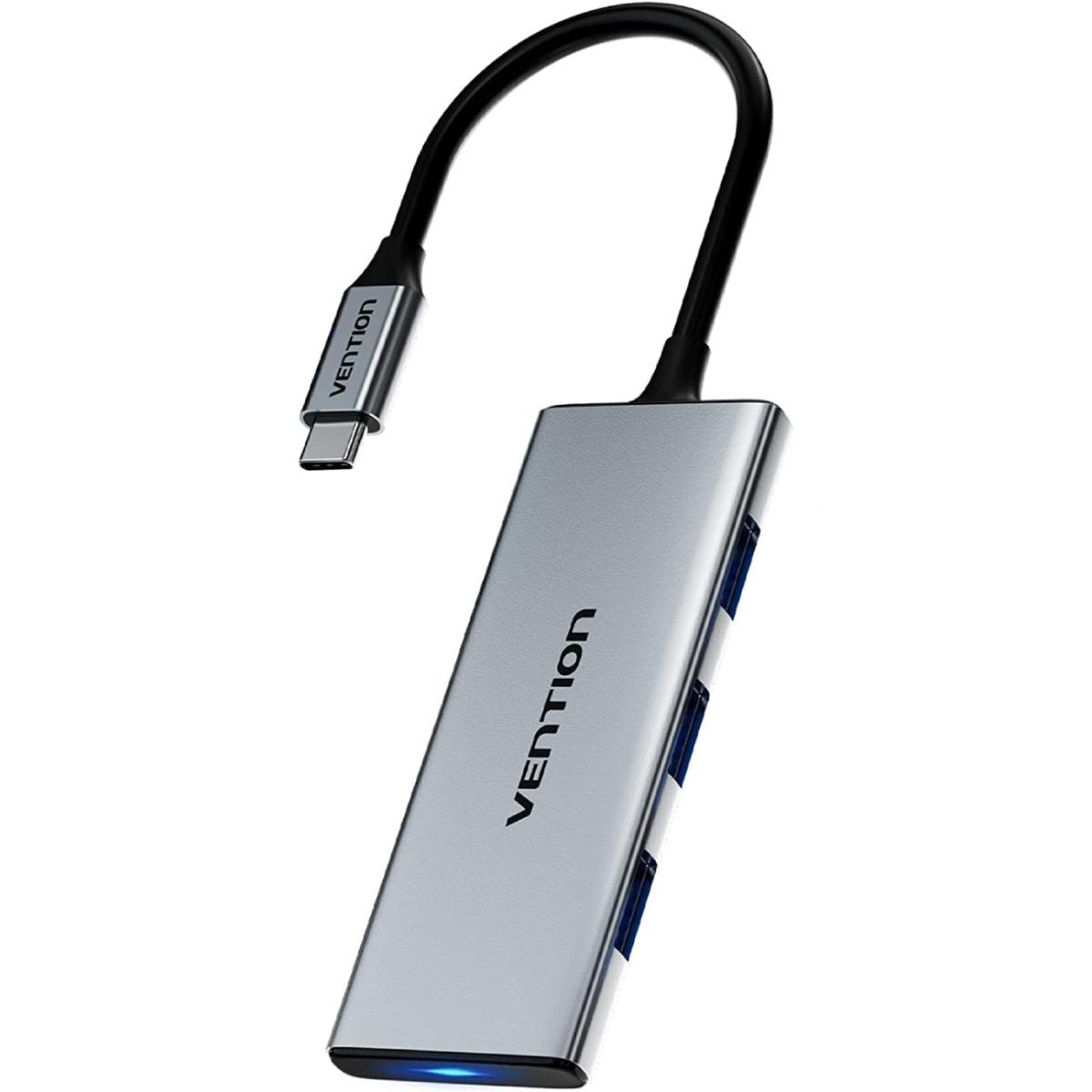 Концентратор Vention USB-C 6-in-1 3xUSB 3.0 + HDMI 4K30Hz + SD/TF 0.15m (TOOHB)
