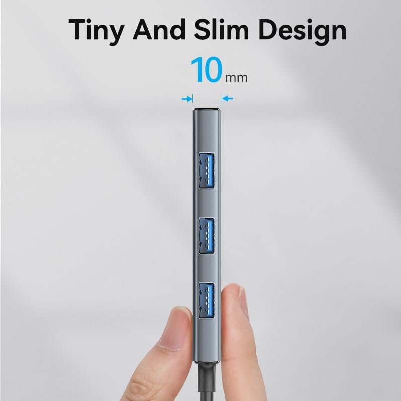 Концентратор Vention USB-C 6-in-1 3xUSB 3.0 + HDMI 4K30Hz + SD/TF 0.15m (TOOHB)