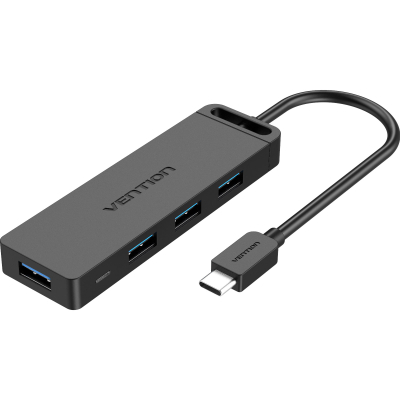 USB-хаб Vention TGKBB 4 ports Black