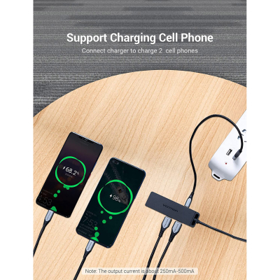 USB-хаб Vention TGKBB 4 ports Black