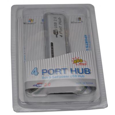USB-хаб Atcom TD4010 4 ports Grey (11446)