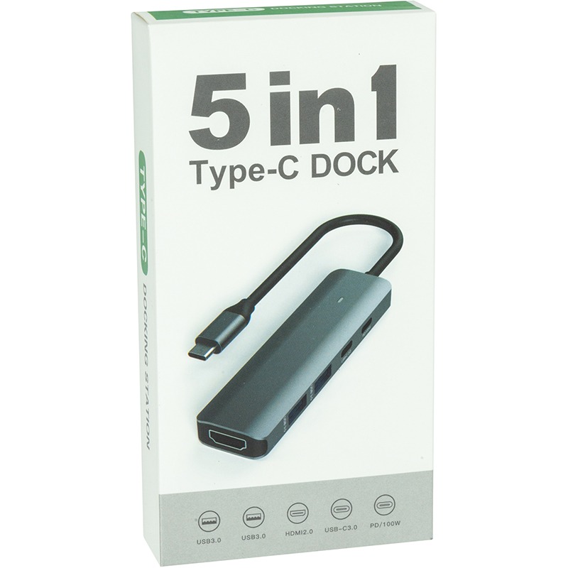 USB-хаб Blueendless USB Type-C 5-в-1(CA913435)