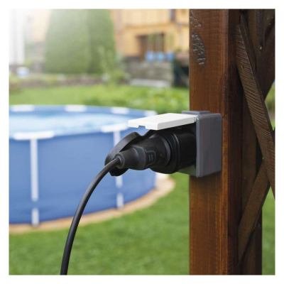 Розумна розетка WIFI P5532 GoSmart, IP44 EMOS (P5532)