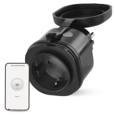 Розумна розетка WIFI P5534 GoSmart, ZigBee 3.0, IP44 EMOS (P5534)