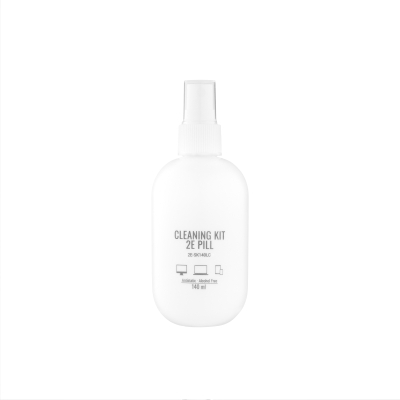 Спрей для очищення 2E PILL 140ml Liquid for office equipment +Microfibre 20 cm, white-lilac (2E-SK14