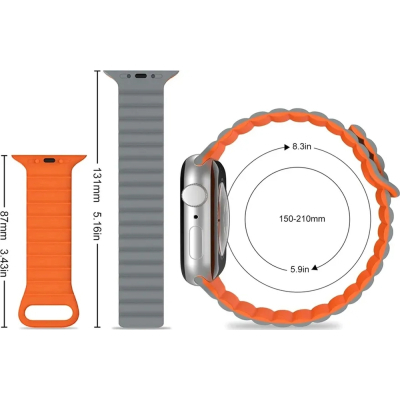 Ремінець до смарт-годинника Drobak Silicone Magnetic Link для Apple Watch All Series 38/40/41mm Star