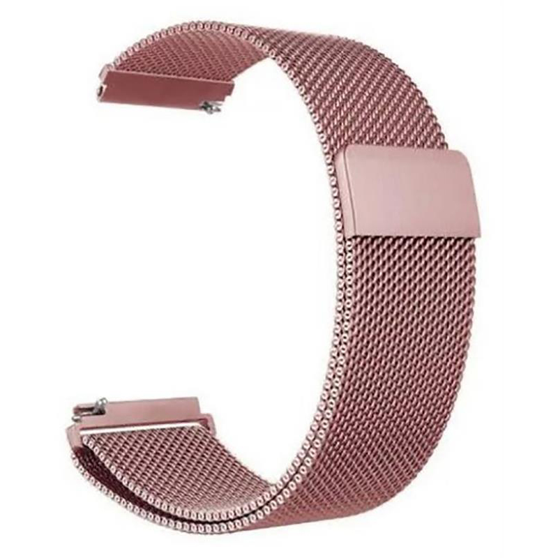 Ремінець BeCover Milanese Style для Amazfit Stratos (22mm)/Stratos 2/2S/3/Amazfit GTR 2/Amazfit GTR 47mm/Amazfit GTR Lite 47mm/Amazfit Nexo/Amazfit Pace/Amazfit GTR 3 Pro Red Wine (707733)