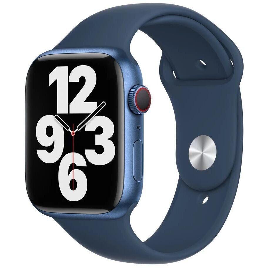 Ремінець Apple Sport Band для Apple Watch 45mm Abyss Blue (MKUW3)