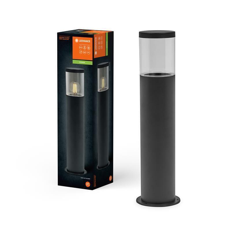 Cвітильник стовпчик LEDVANCE E27 59см ENDURA CLASSIC EBRO чорний (4058075835023) (1721804)