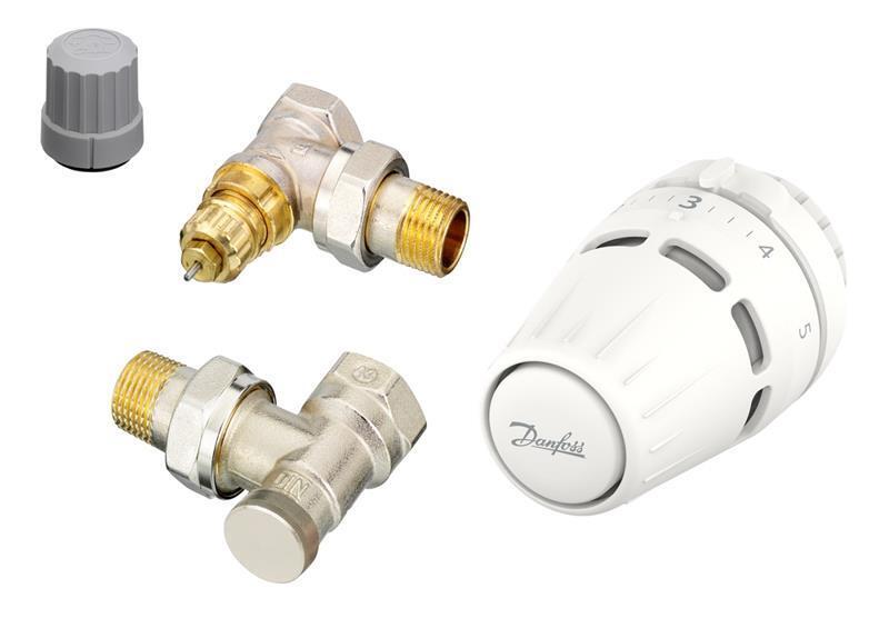 Комплект термостатичний Danfoss Regus RA + RA-FN + RLV-S бокове підкл, 1/2