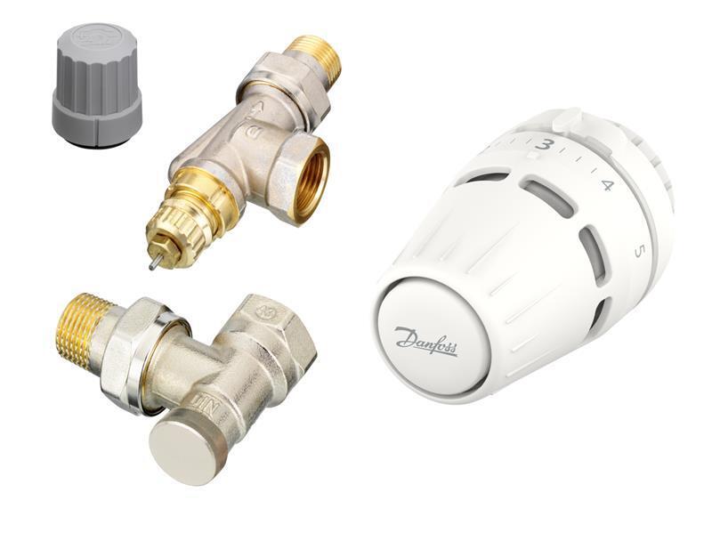 Комплект термостатичний Danfoss Regus RA-FN + RLV-S бокове підкл, 1/2