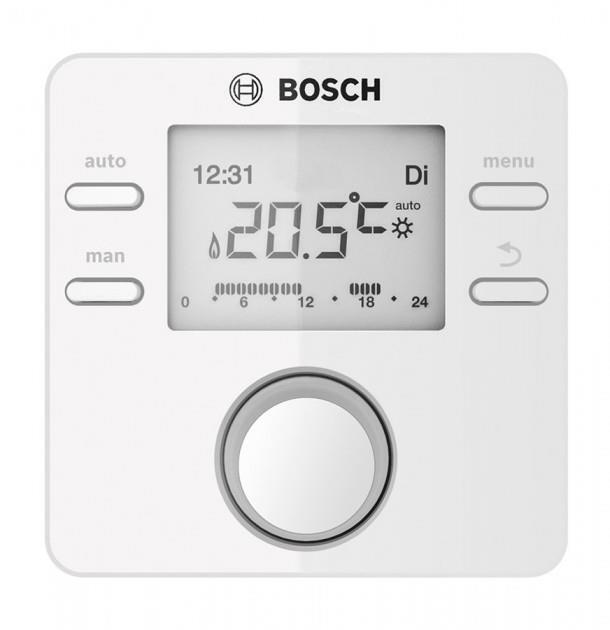 Кімнатний терморегулятор опалення Bosch CR100 у комплекті з приймачем MB, бездротовий (7738112355) (1420554)