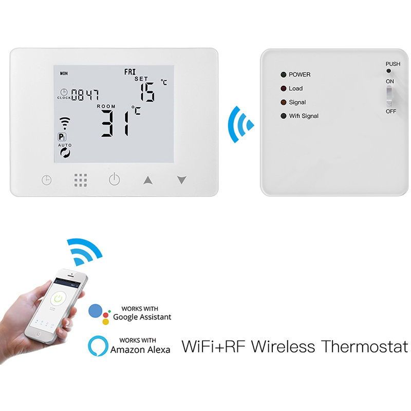 Програмований термостат опалення TUYA, Wi-Fi (1599462)