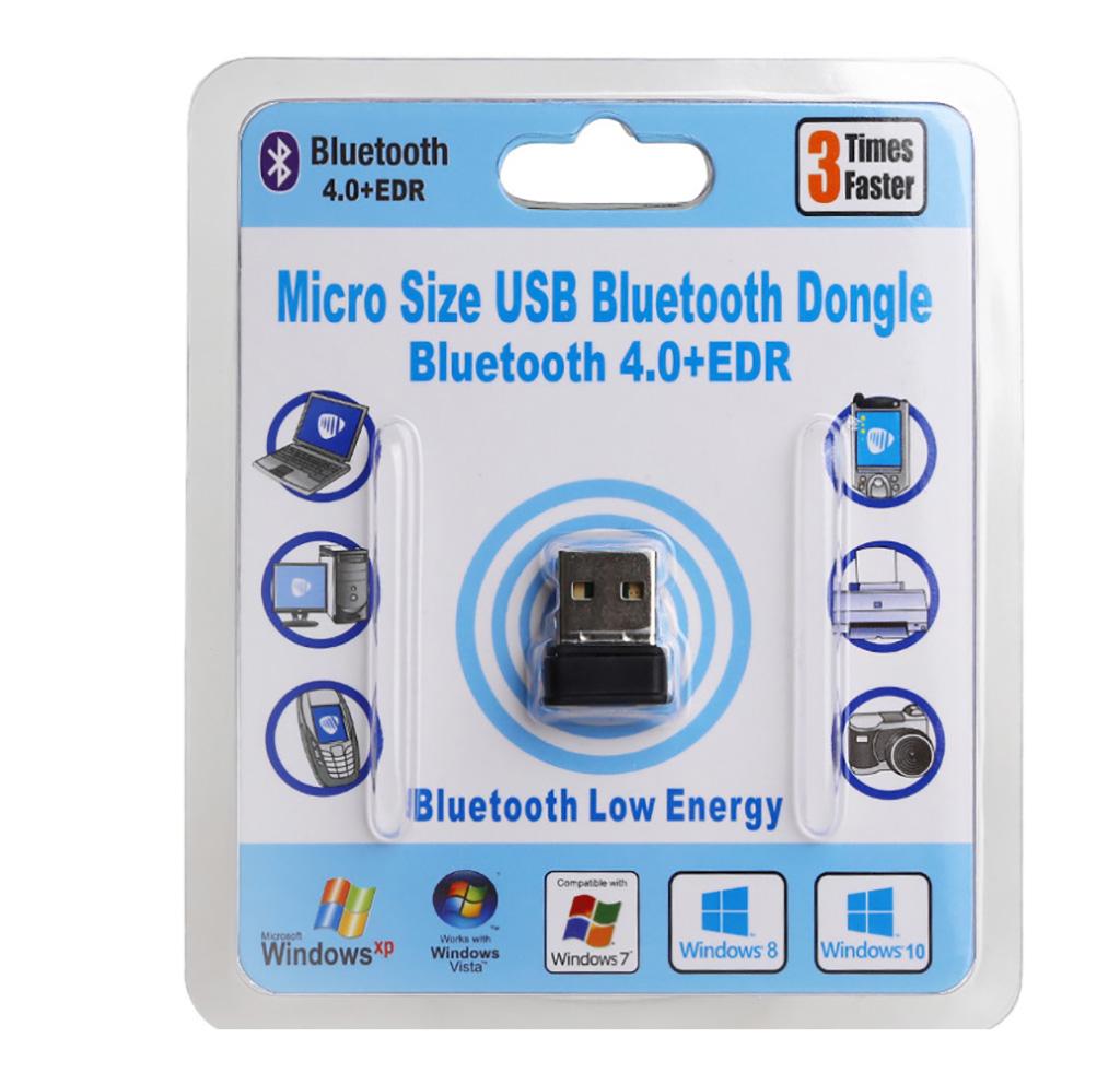 Bluetooth USB adapter v4.0 chip Broadcom, чорний (B00879)