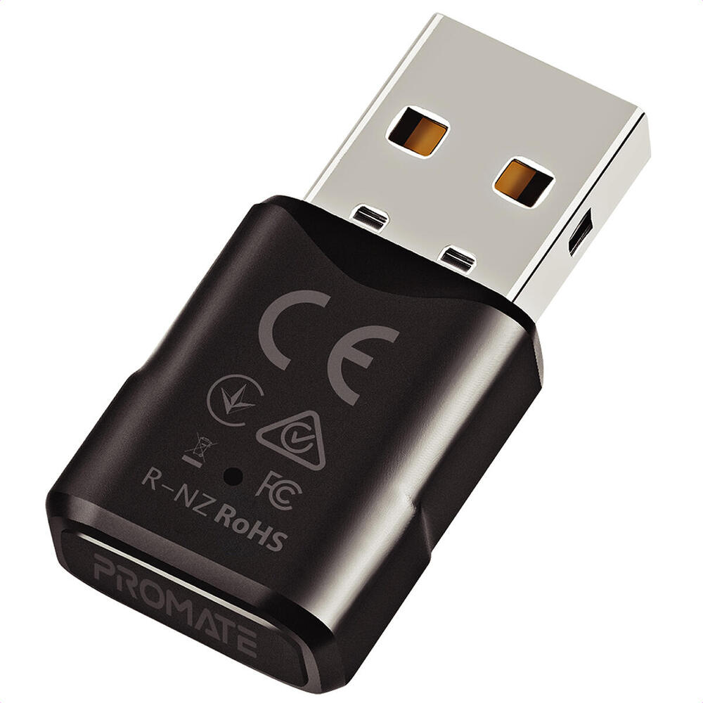 Bluetooth-адаптер аудіо Promate BlueLink Bluetooth 5.0 Black