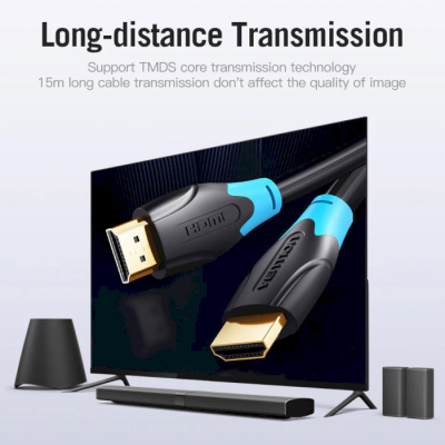 Кабель мультимедійний HDMI M to HDMI M 2.0m V2.0 4K30Hz Vention (AACBH)