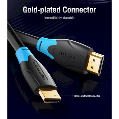 Кабель мультимедійний HDMI M to HDMI M 2.0m V2.0 4K30Hz Vention (AACBH)