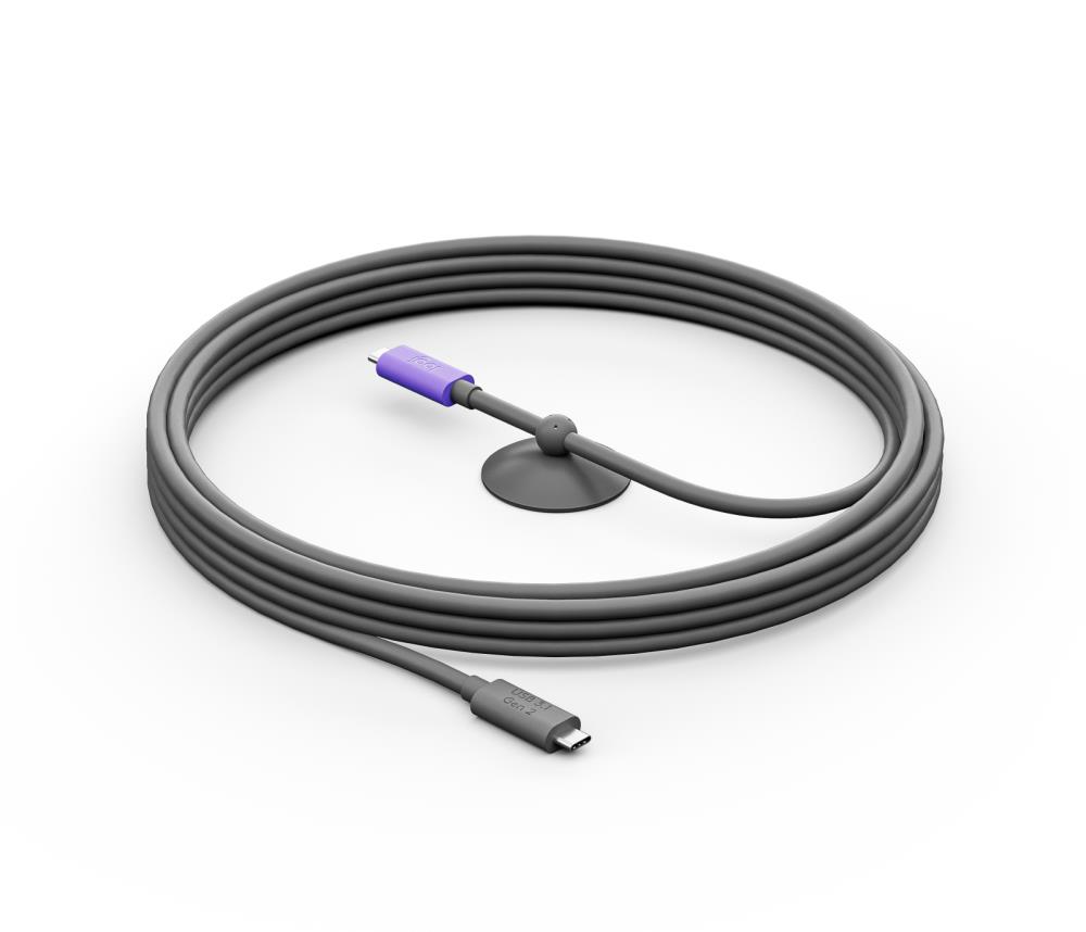 USB кабель LOGITECH Active USB Cable - GRAPHITE - ACCESSORY-Wired - WW-9006 - 5M USB CABLE (1779813)