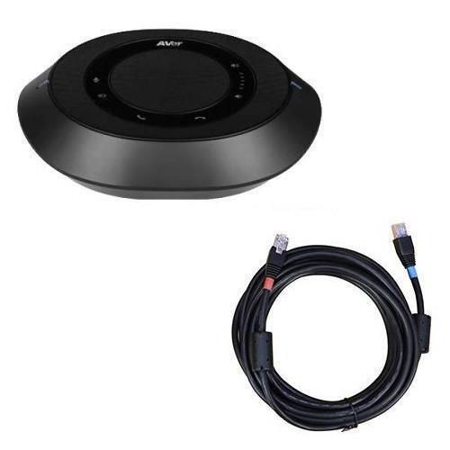 Cпікерфон додатковий AVer FONE540 з 10 м кабелем для систем FONE540/ VC520 Pro 2/ VC550/ VC520 Pro 3, 2 х Omni-mic, радіус дії 3 м, RJ45, чорний (60U0100000AB)