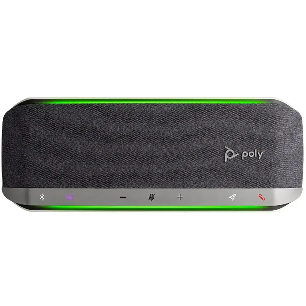 Cпікерфон Poly Sync 40-M, сертифікат Microsoft Teams, 3 x Bi-Mic, радіус 2,5 м, USB-A, USB-C, Bluetooth, сірий (77P35AA) (1831638)