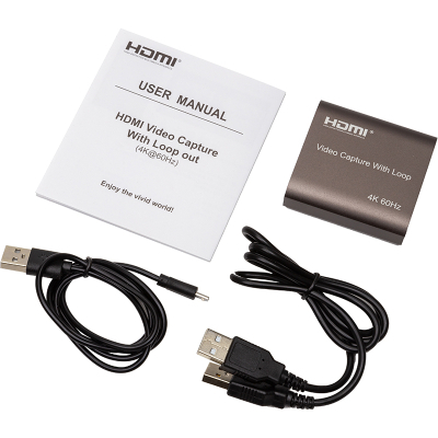 Пристрій захоплення відео PowerPlant HDVC5 HDMI 4k/60hz (CA914166)