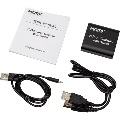 Пристрій захоплення відео PowerPlant HDVC4 HDMI Audio, 4k/30hz (CA914159)