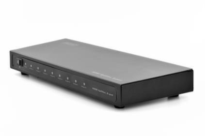Відеосплітер DIGITUS HDMI (INx1 - OUTx8) (DS-43302) (1634907)