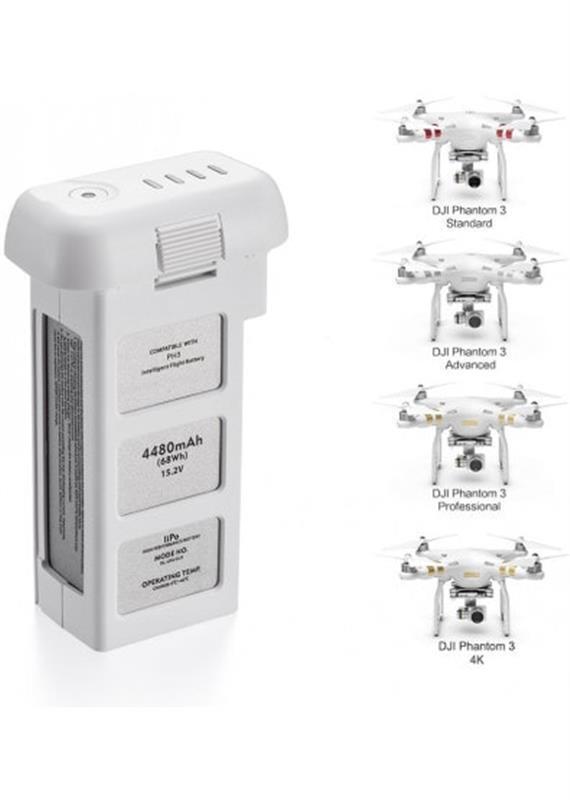 Акумулятор PowerPlant DJI Phantom 3 4480mAh (CB970285) (1477920)