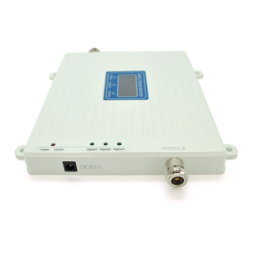 Комплект підсилювач GSM304-3G-4G 900/1800/2100МГц. Підсилювач тридіапазонний, антена прийому 10м кабелю, антена ретрансляції 3 метри. White (1626924)