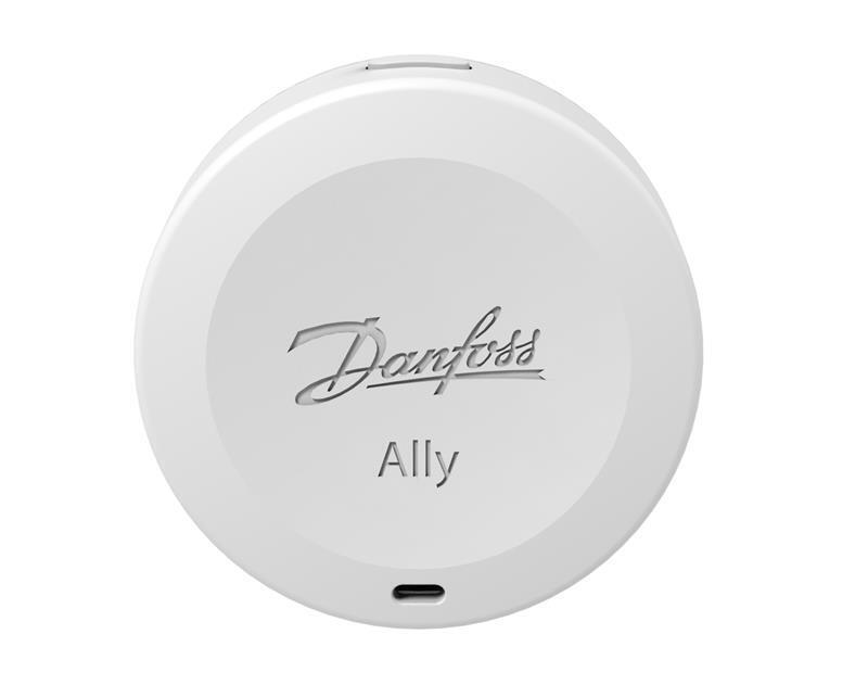 Датчик Danfoss Ally Room Sensor, кімнатний, виносний, CR2450, Zigbee, білий (014G2480) (1608264)