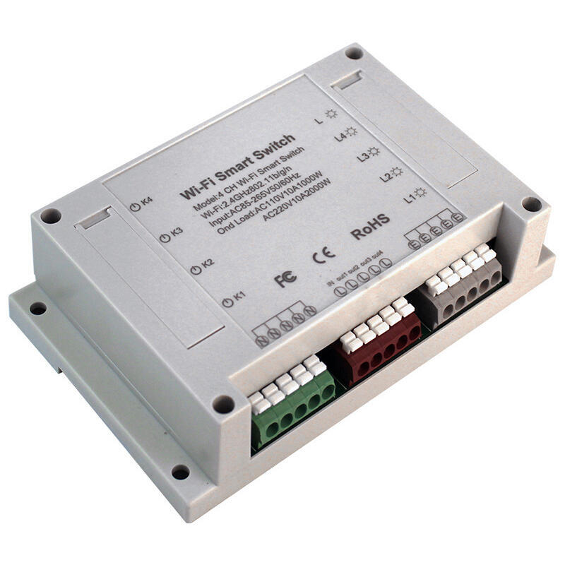 TUYA Розумний 4-канальний перемикач Wi-Fi (1603552)
