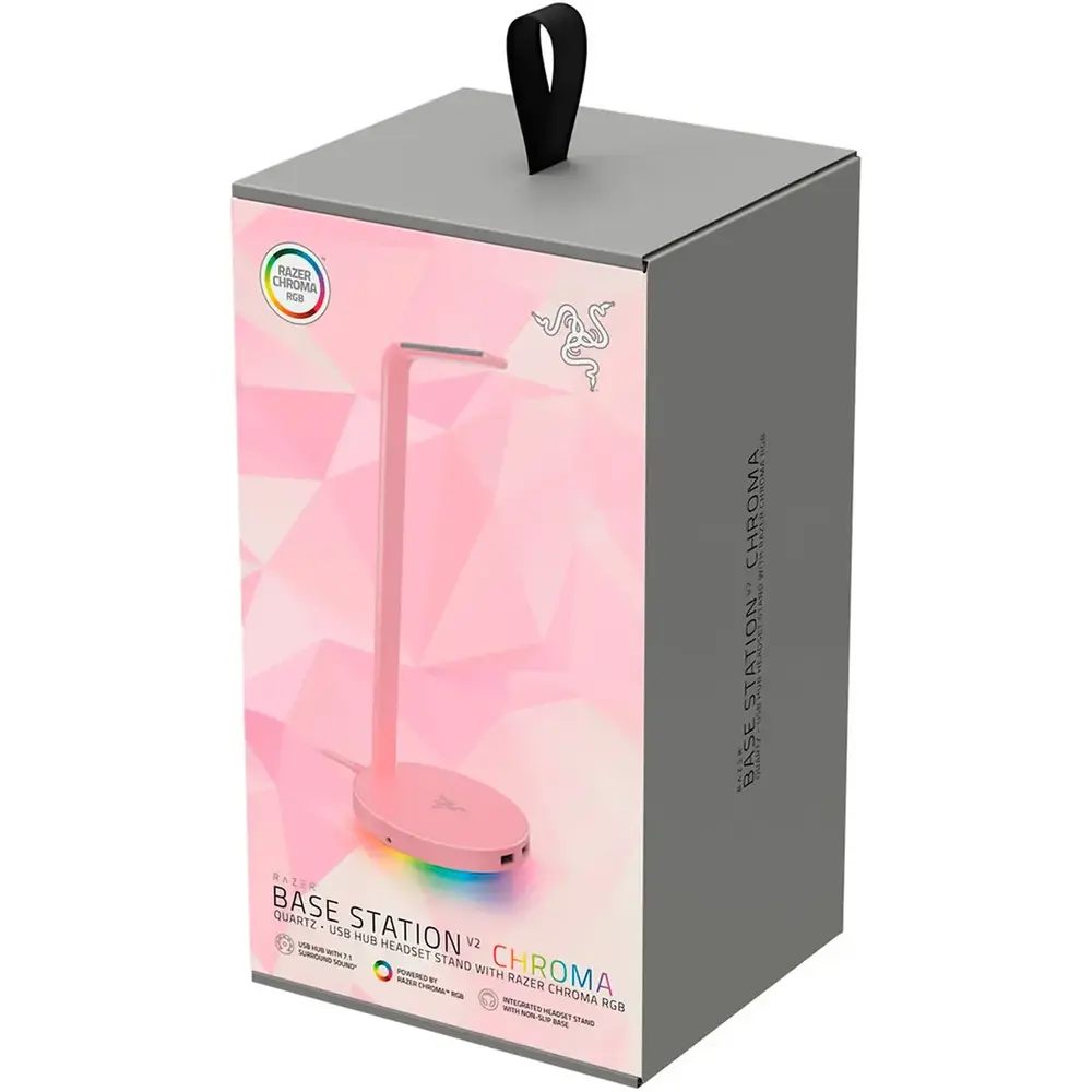 Підставка для гарнітури Razer Base Station V2 Chroma Quartz (RC21-01510200-R3M1)
