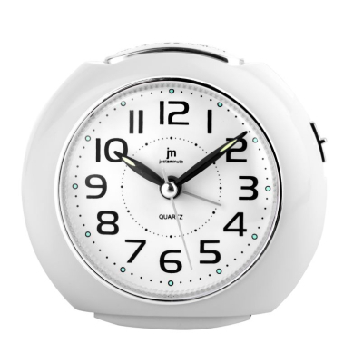 Настільний годинник Lowell будильник, білий (JA7106B)