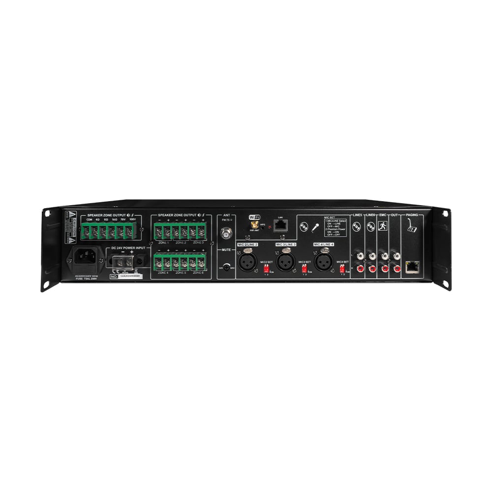 Мікшуючий підсилювач CMX DA-240MW, 6 зон, Wi-Fi, 19''