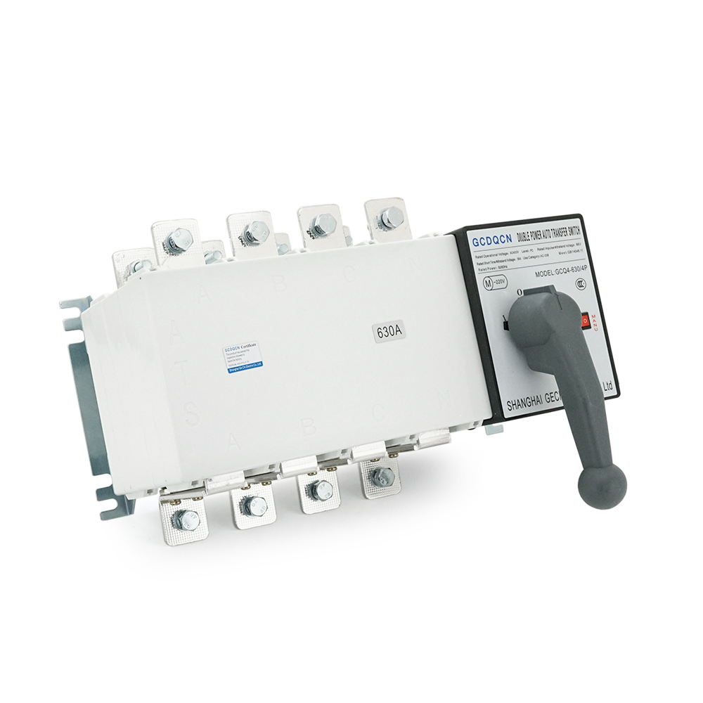 Автомат введення резерву (АВР) чотириполюсний GCQ4P630A 220V/630A Здатність що вимикає KA: 6 Гвинтова фіксація 443*273*265мм
